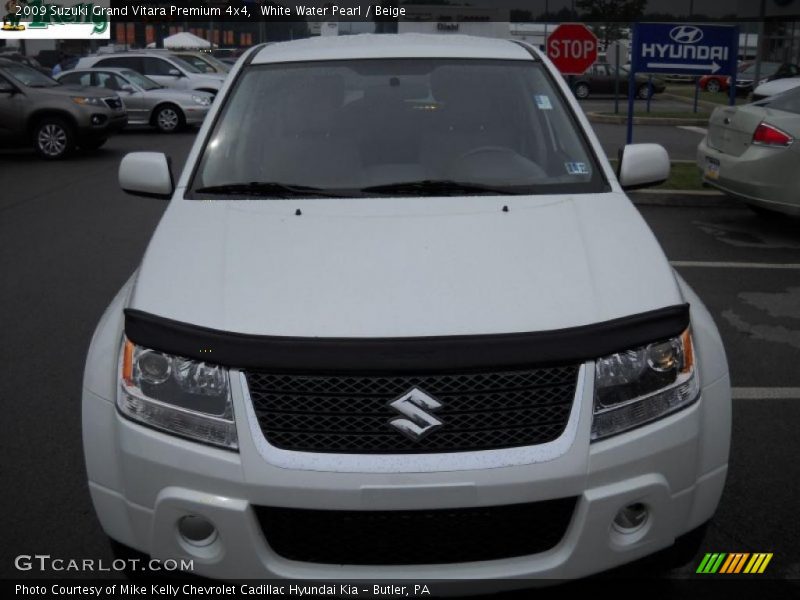 White Water Pearl / Beige 2009 Suzuki Grand Vitara Premium 4x4