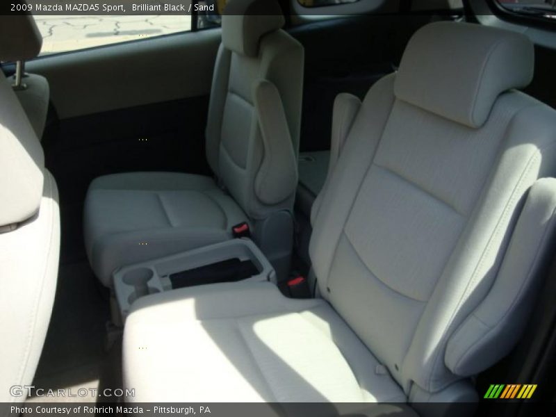 Brilliant Black / Sand 2009 Mazda MAZDA5 Sport
