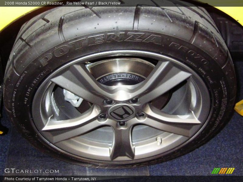 Rio Yellow Pearl / Black/Yellow 2008 Honda S2000 CR Roadster