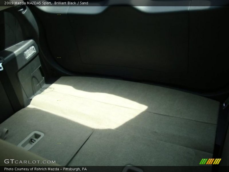 Brilliant Black / Sand 2009 Mazda MAZDA5 Sport