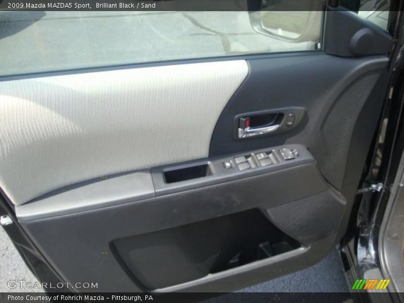 Brilliant Black / Sand 2009 Mazda MAZDA5 Sport