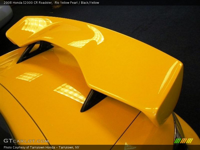 Rio Yellow Pearl / Black/Yellow 2008 Honda S2000 CR Roadster