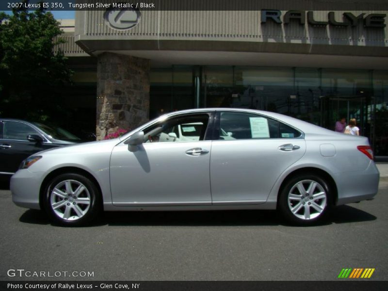 Tungsten Silver Metallic / Black 2007 Lexus ES 350