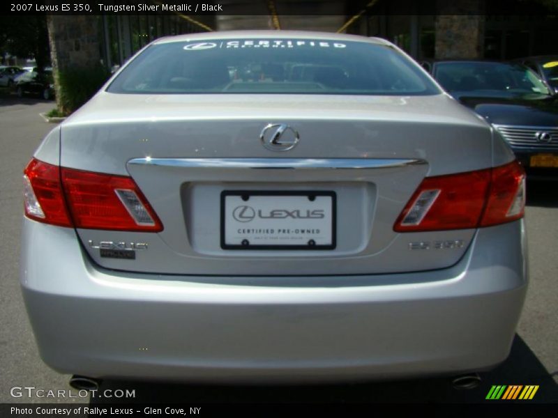 Tungsten Silver Metallic / Black 2007 Lexus ES 350