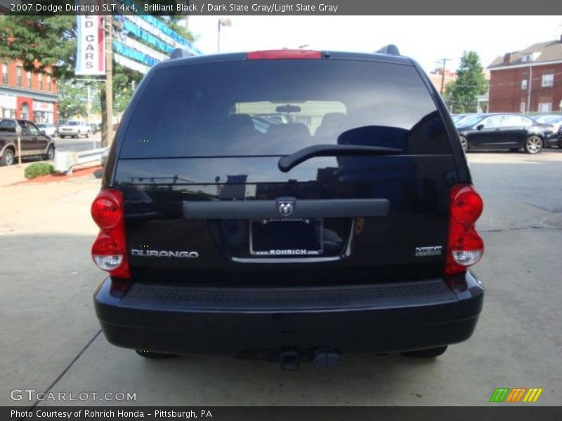 Brilliant Black / Dark Slate Gray/Light Slate Gray 2007 Dodge Durango SLT 4x4