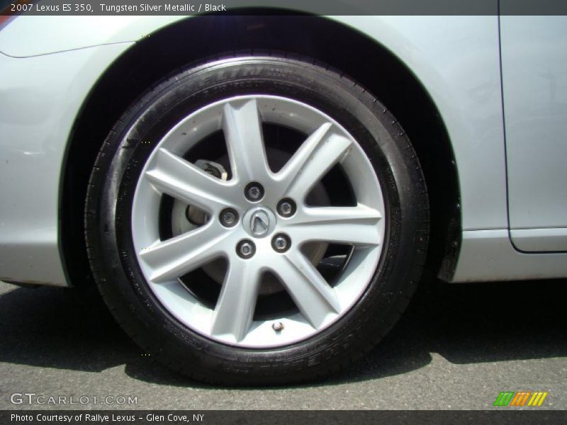 Tungsten Silver Metallic / Black 2007 Lexus ES 350