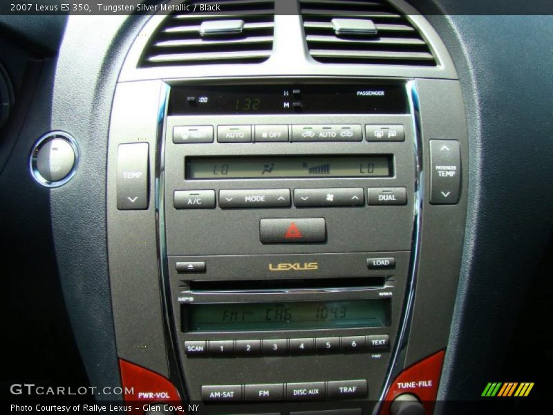Tungsten Silver Metallic / Black 2007 Lexus ES 350