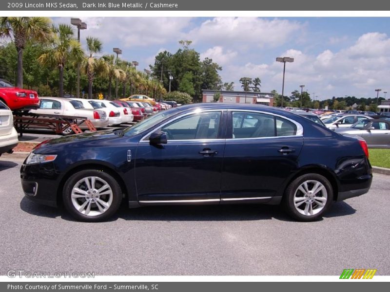 Dark Ink Blue Metallic / Cashmere 2009 Lincoln MKS Sedan