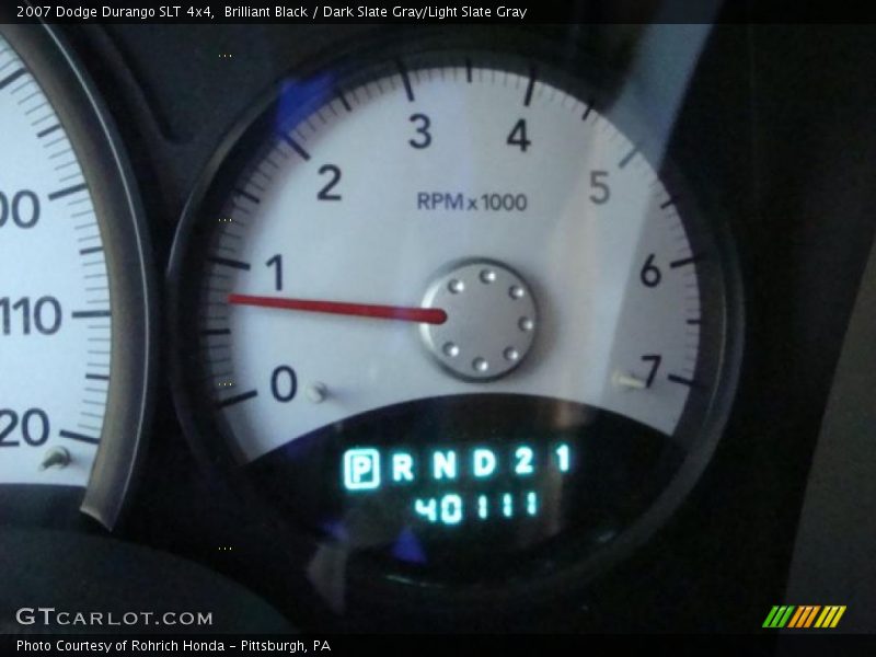 Brilliant Black / Dark Slate Gray/Light Slate Gray 2007 Dodge Durango SLT 4x4