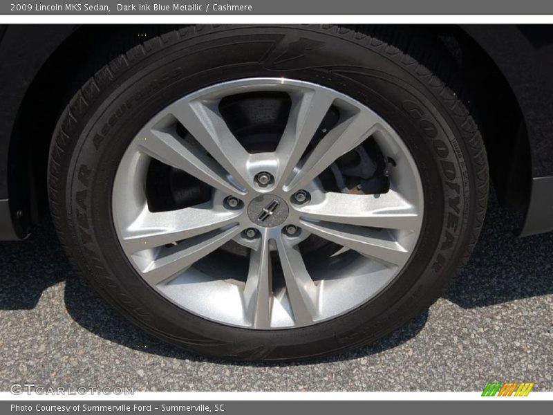 Dark Ink Blue Metallic / Cashmere 2009 Lincoln MKS Sedan