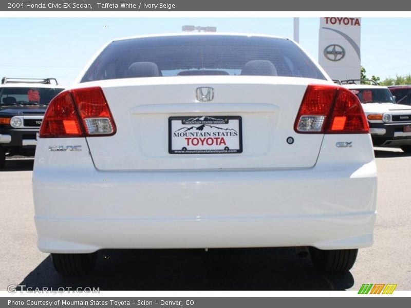 Taffeta White / Ivory Beige 2004 Honda Civic EX Sedan