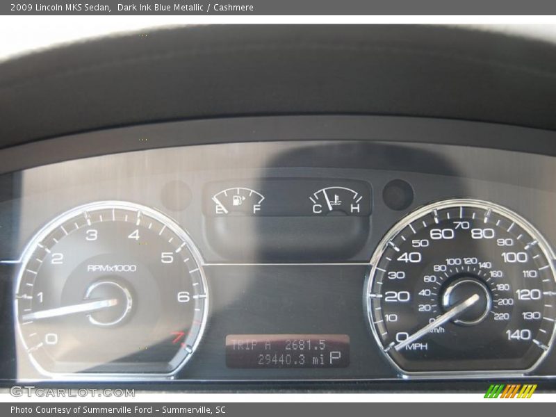Dark Ink Blue Metallic / Cashmere 2009 Lincoln MKS Sedan