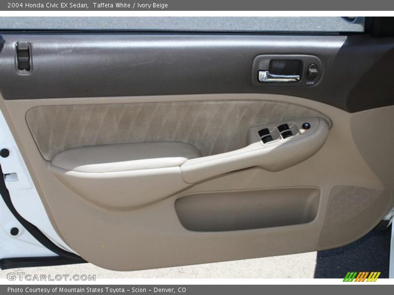 Taffeta White / Ivory Beige 2004 Honda Civic EX Sedan