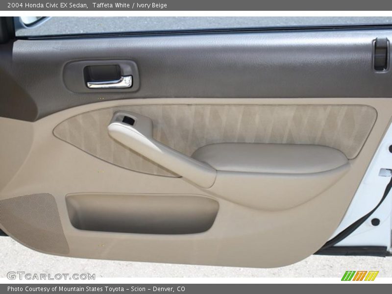 Taffeta White / Ivory Beige 2004 Honda Civic EX Sedan