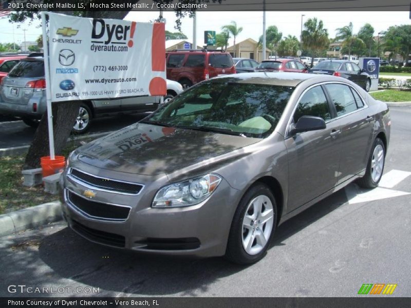 Mocha Steel Metallic / Cocoa/Cashmere 2011 Chevrolet Malibu LS