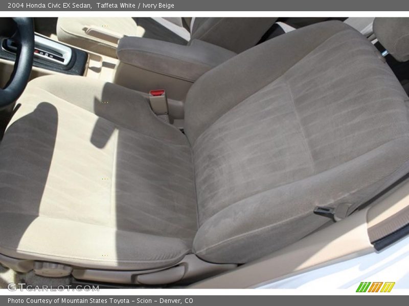 Taffeta White / Ivory Beige 2004 Honda Civic EX Sedan