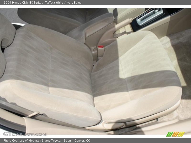 Taffeta White / Ivory Beige 2004 Honda Civic EX Sedan