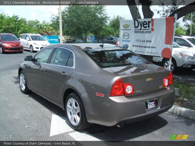 Mocha Steel Metallic / Cocoa/Cashmere 2011 Chevrolet Malibu LS