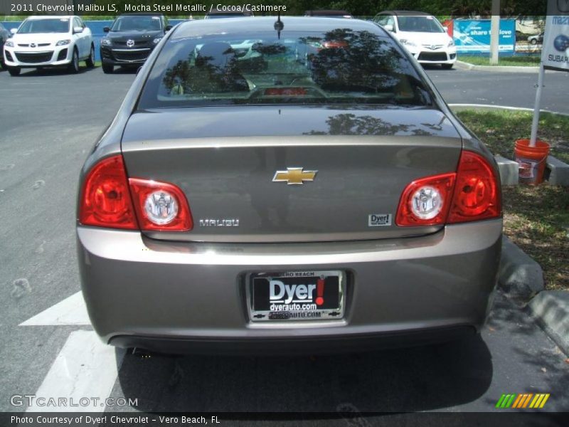 Mocha Steel Metallic / Cocoa/Cashmere 2011 Chevrolet Malibu LS