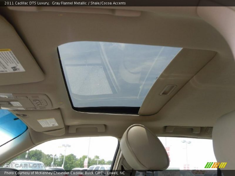 Gray Flannel Metallic / Shale/Cocoa Accents 2011 Cadillac DTS Luxury