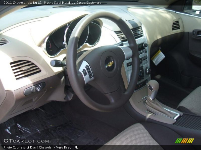 Mocha Steel Metallic / Cocoa/Cashmere 2011 Chevrolet Malibu LS