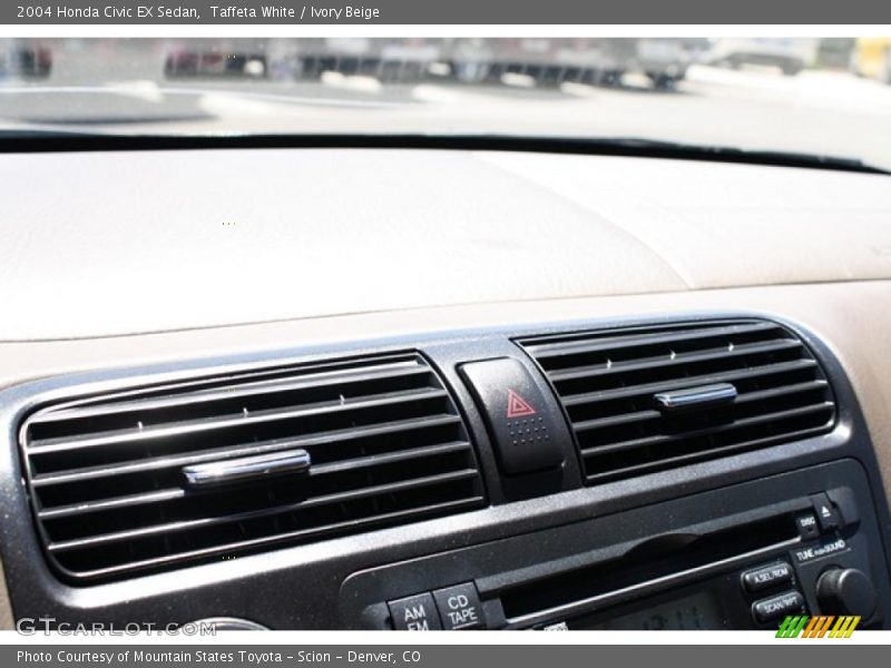 Taffeta White / Ivory Beige 2004 Honda Civic EX Sedan