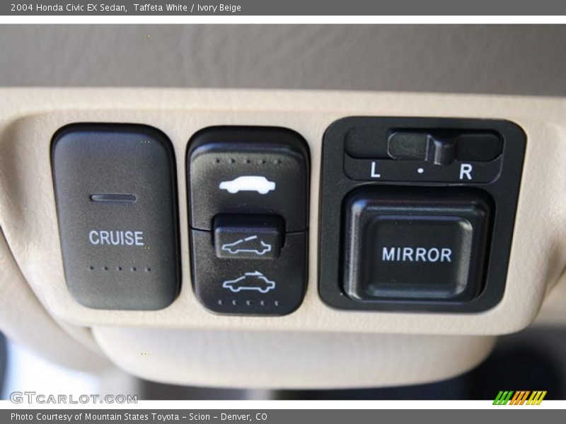 Taffeta White / Ivory Beige 2004 Honda Civic EX Sedan