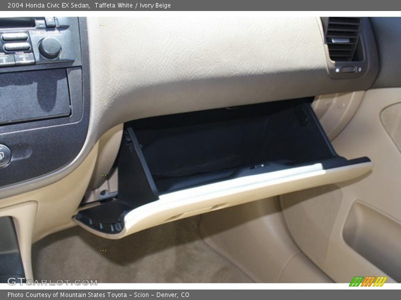 Taffeta White / Ivory Beige 2004 Honda Civic EX Sedan