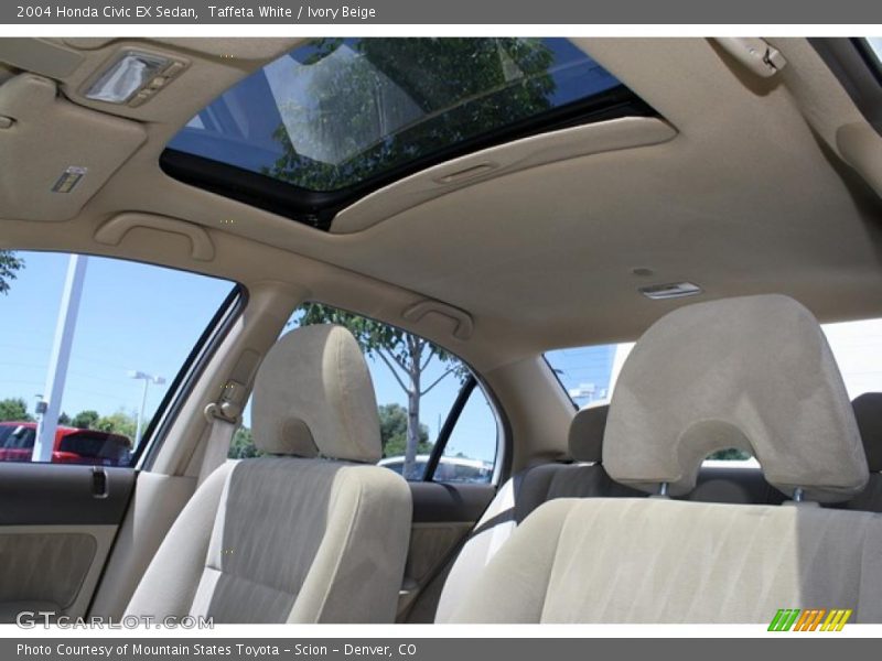 Taffeta White / Ivory Beige 2004 Honda Civic EX Sedan