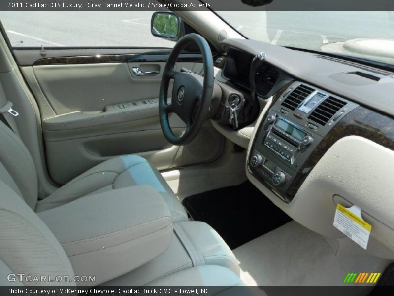 Gray Flannel Metallic / Shale/Cocoa Accents 2011 Cadillac DTS Luxury