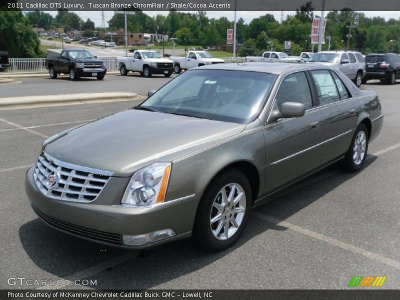 Tuscan Bronze ChromFlair / Shale/Cocoa Accents 2011 Cadillac DTS Luxury