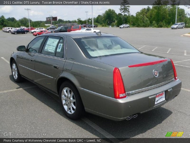 Tuscan Bronze ChromFlair / Shale/Cocoa Accents 2011 Cadillac DTS Luxury