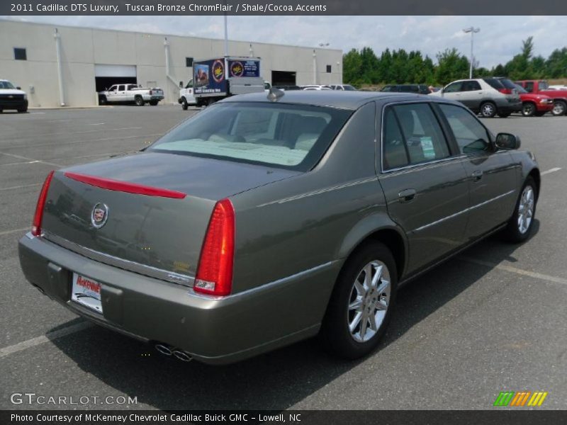Tuscan Bronze ChromFlair / Shale/Cocoa Accents 2011 Cadillac DTS Luxury