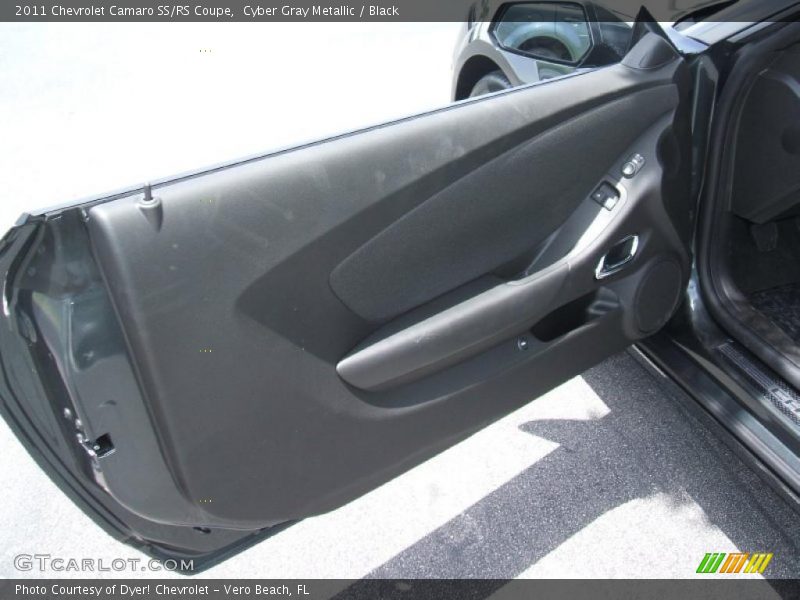 Cyber Gray Metallic / Black 2011 Chevrolet Camaro SS/RS Coupe