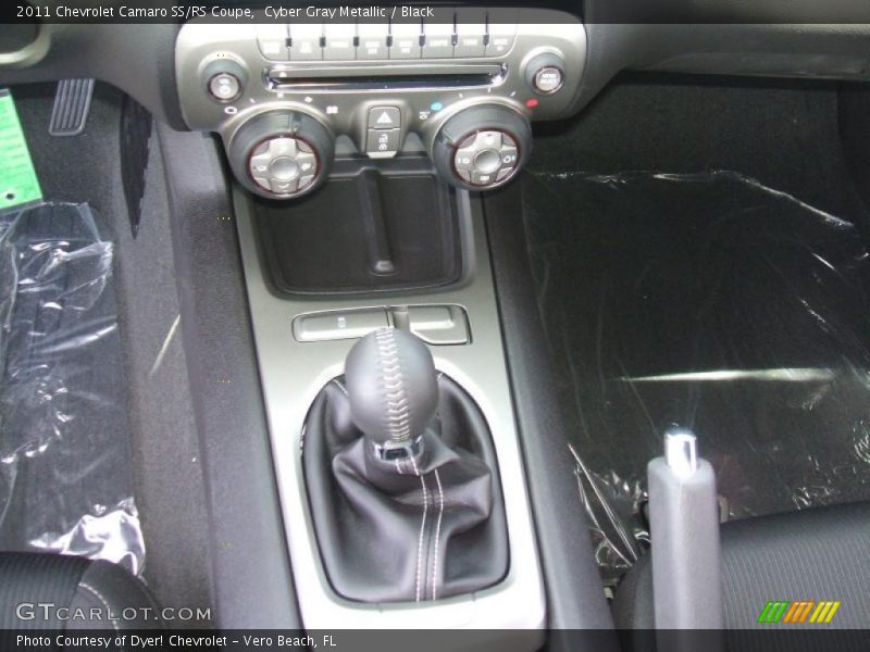 Cyber Gray Metallic / Black 2011 Chevrolet Camaro SS/RS Coupe