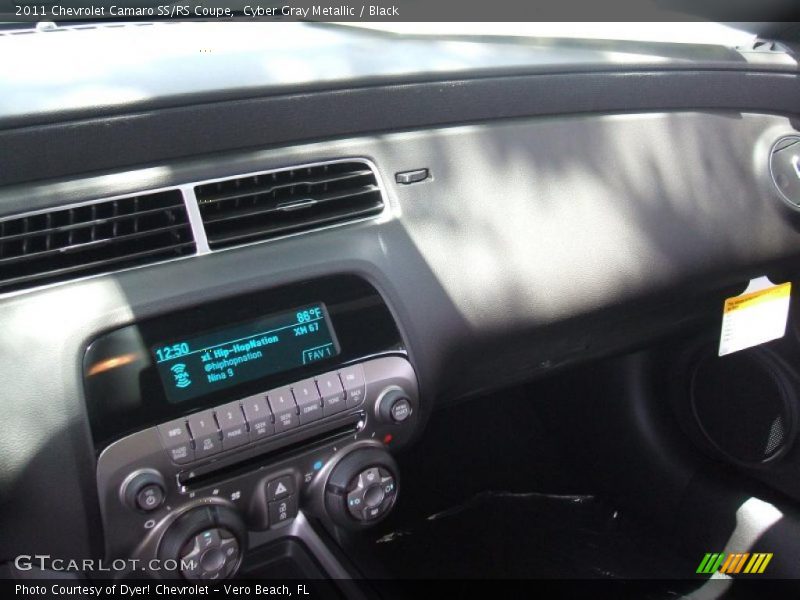 Cyber Gray Metallic / Black 2011 Chevrolet Camaro SS/RS Coupe