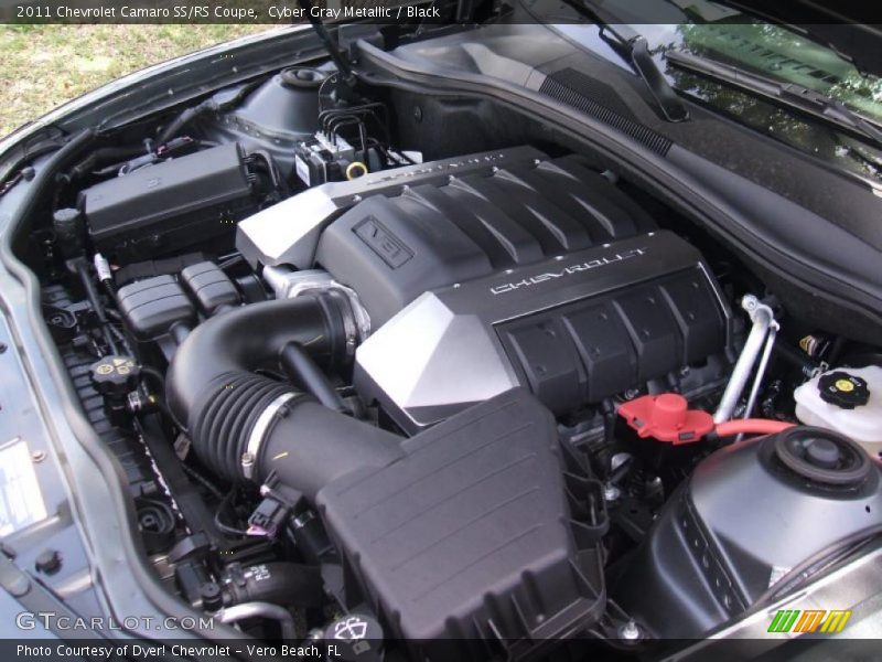 Cyber Gray Metallic / Black 2011 Chevrolet Camaro SS/RS Coupe