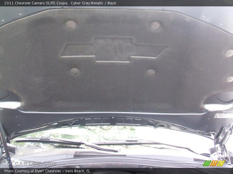 Cyber Gray Metallic / Black 2011 Chevrolet Camaro SS/RS Coupe
