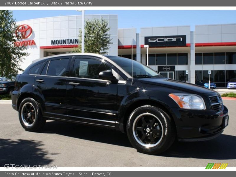 Black / Pastel Slate Gray 2007 Dodge Caliber SXT