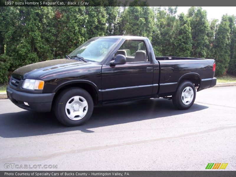 Black / Gray 1997 Isuzu Hombre S Regular Cab