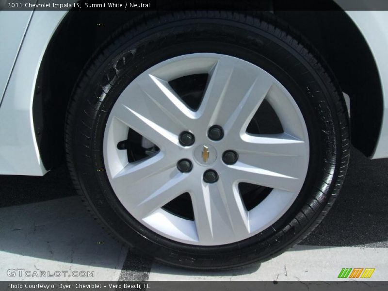 Summit White / Neutral 2011 Chevrolet Impala LS