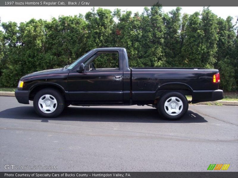 Black / Gray 1997 Isuzu Hombre S Regular Cab