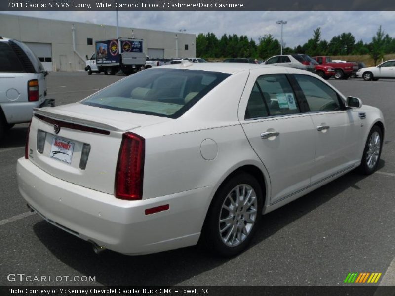 White Diamond Tricoat / Cashmere/Dark Cashmere 2011 Cadillac STS V6 Luxury