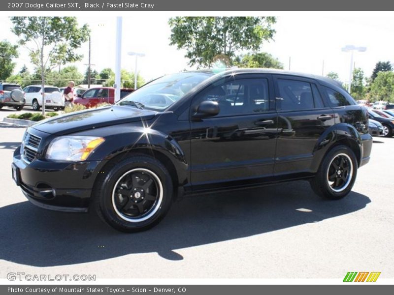 Black / Pastel Slate Gray 2007 Dodge Caliber SXT