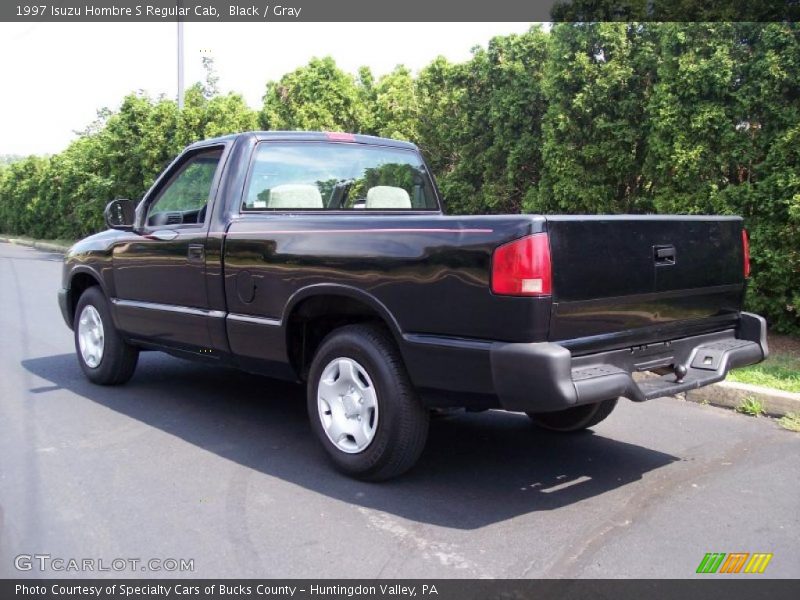 Black / Gray 1997 Isuzu Hombre S Regular Cab