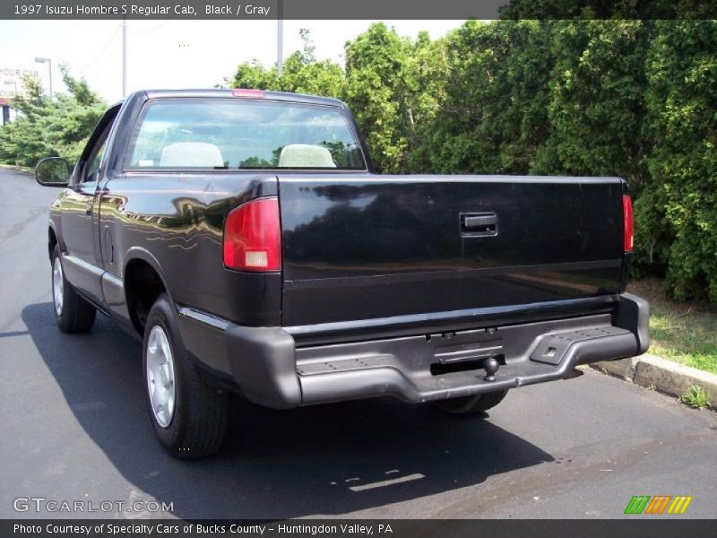 Black / Gray 1997 Isuzu Hombre S Regular Cab