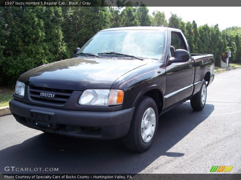 Black / Gray 1997 Isuzu Hombre S Regular Cab