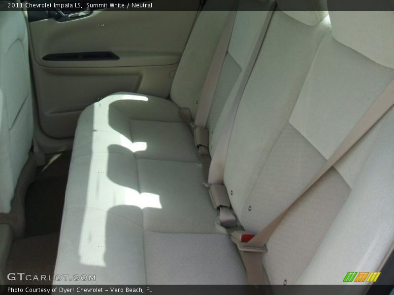 Summit White / Neutral 2011 Chevrolet Impala LS