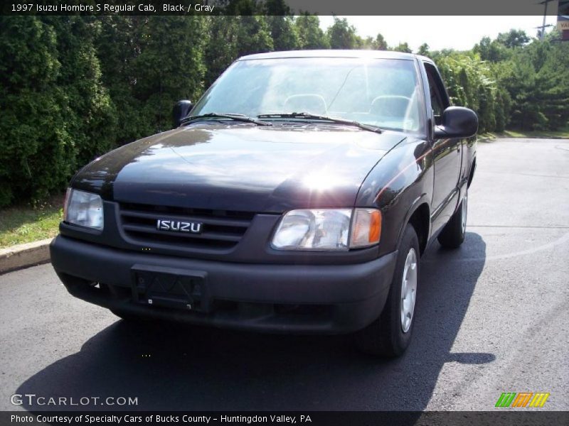 Black / Gray 1997 Isuzu Hombre S Regular Cab
