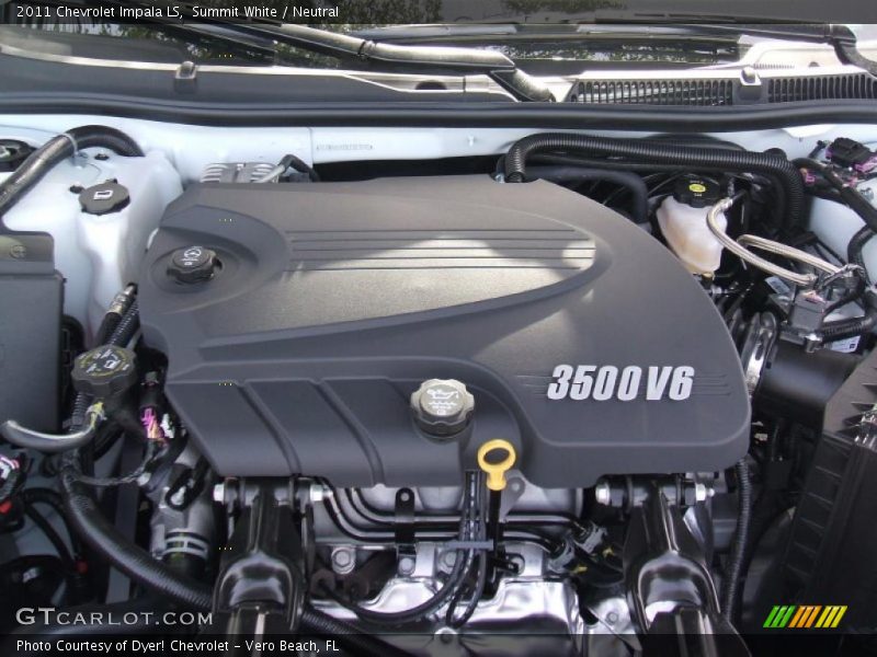 Summit White / Neutral 2011 Chevrolet Impala LS